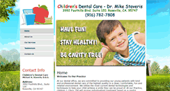 Desktop Screenshot of kiddentists.com