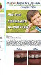 Mobile Screenshot of kiddentists.com
